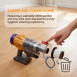 PV18 Cordless <b>Handheld</b> <b>Vacuum</b> Cleaner 37KPa Strong Suction Rechargeable for Home Pet Hair - Product Image 4