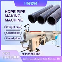 Machine à fabriquer des tuyaux en PVC HWYAA avec prix au Pakistan, machine à fabriquer des tuyaux en plastique PP PE PVC pour l'eau, conduit de 16 mm