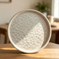 Assiette à steak en céramique de qualité supérieure USA & UE avec bordure décorative 8" / 10" – Assiettes à pâtes en grès de l'usine de Chaozhou, Chine