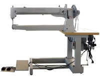 Máquina de Coser de Cuero GA441 con Brazo Cilíndrico, Pie Caminante, para Sofás, de Alta Resistencia, con Alimentación Compuesta