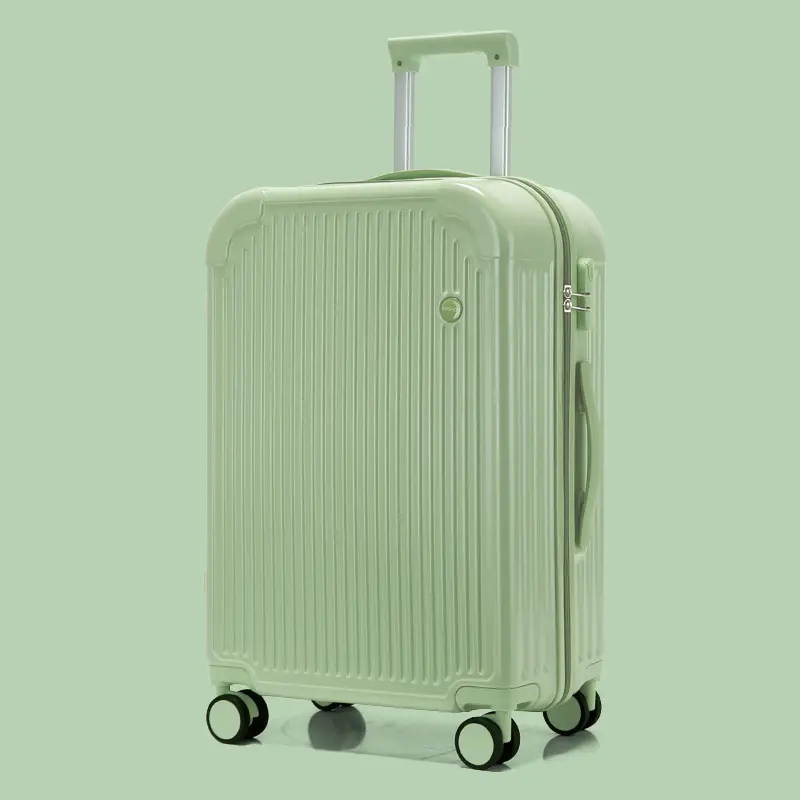 Valise à roulettes 3 pièces Sacs à bagages Ensemble bagages à main Abs Pc Airplane Travel
