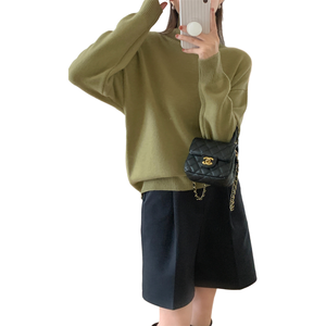 <span class=keywords><strong>Prix</strong></span> d'usine <span class=keywords><strong>Pull</strong></span> à col rond en cachemire tricoté à manches longues pour femmes <span class=keywords><strong>Pull</strong></span> à tricoter en cachemire - Product Image 6