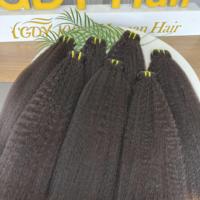 Fournisseur de Cheveux Indiens Bruts Non Transformés, Mèches Indiennes Brutes à Cuticules Alignées, Cheveux Humains Naturels Frisés Raides