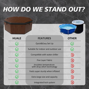 <span class=keywords><strong>Spa</strong></span> portable <span class=keywords><strong>pour</strong></span> 8 personnes, piscine, baignoire à glace extérieure, <span class=keywords><strong>gonflable</strong></span> - Product Image 5