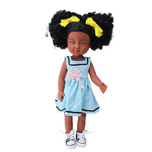 Muñeca Africana de PVC Suave de 35 cm (14 Pulgadas), Modelo 2026, Duradera, Juguete Infantil de Moda, Venta al Por Mayor - Product Image 5