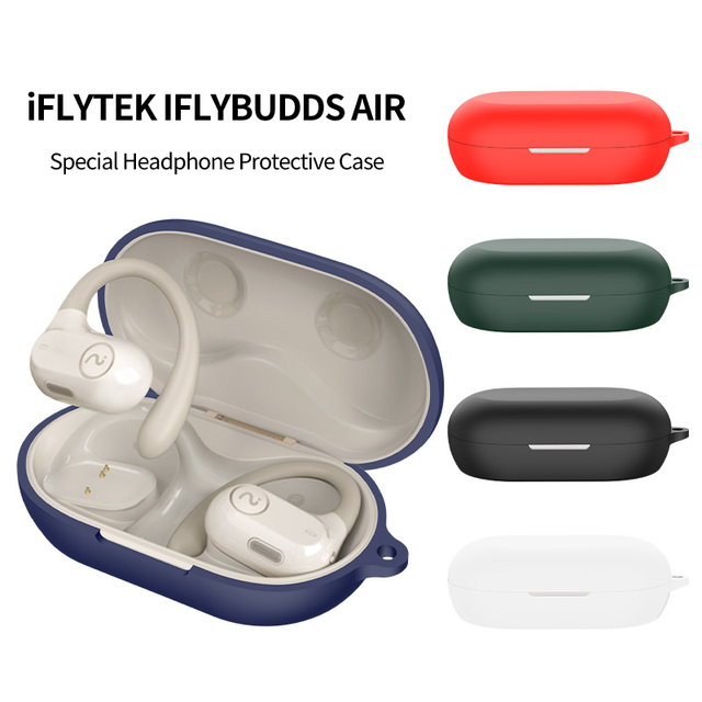 Wholesale Soft Silicone Solid Color Tws Wireless Earbuds Case for Shao Yin (SHOKZ) OpenDots One E310 Headphone Case
