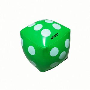 Inflatable <b>Dice</b> 12" for Party Games & Promotional Events Custom Logo Available - Product Image 1