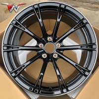 Jantes de voiture forgées noires usinées de 17 à 20 pouces 5x112 5x120 à déport profond pour Audi A6 C6 C8 RSQ8-S TT Q5 Q7 Q8 A5 S5