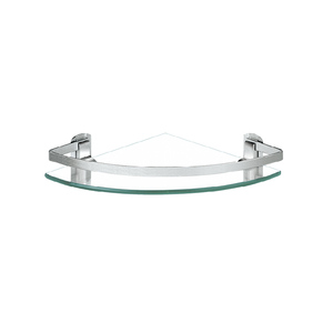 Wall Hanging Corner Three Tier <strong>Shower</strong> Bathroom Storage <strong>Glass</strong> Corner <strong>Shelf</strong> - Product Image 2