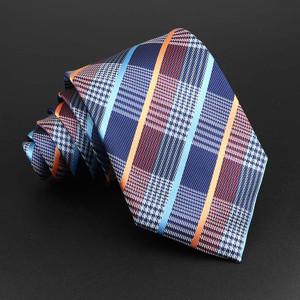 <span class=keywords><strong>Cravate</strong></span> Classique pour Homme d'Affaires, Formelle, <span class=keywords><strong>Rayée</strong></span>, Jacquard à Pois, pour Mariage, Largeur 8CM, 1200 Aiguilles - Product Image 6