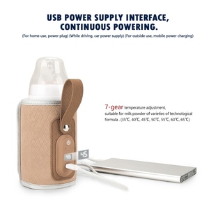 Calentador de Leche Portátil para Viajes en Auto, Recargable por USB, Calentador de Biberones para Bebés - Product Image 2