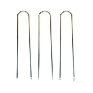 Clavos de Césped Tipo U de <span class=keywords><strong>Acero</strong></span> al Carbono de 4.5mm de Dingzhou Five-Star Metals, Galvanizados, Anticorrosivos y Duraderos para Césped Sintético - Product Image 1