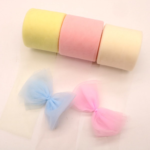 Bán buôn 100 yards polyester mềm Sheer tutu trang trí đám cưới spool <span class=keywords><strong>Tulle</strong></span> Rolls - Product Image 3