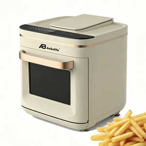Anbolife Friteuse à vapeur 15L avec fenêtre de visualisation en verre, écran tactile, OEM ODM, CE CB, Vente en <span class=keywords><strong>gros</strong></span> à prix réduit - Product Image 1