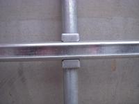 Profil de verrouillage pour serre Shine Tech en aluminium galvanisé, simple et facile à assembler