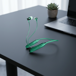 Direct Supply Indian Export <b>Wireless</b> for Bluetooth Headset LED Battery Neckband Earphones for Sports Use Noise Reduction <b>Mic</b> - Product Image 4