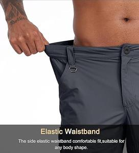 Leichte, Wasserabweisende und Atmungsaktive Herren-Cargohose aus Nylon - Product Image 3