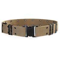 Pas cher 57mm Heavy Camouflage Hot Transfer Desert Print Green Ceinture Web tactique d'entraînement réglable