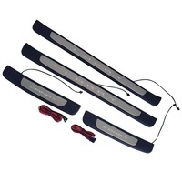 Pour Toyota Camry 2018-2026 8ème et 9ème génération, bande de seuil de porte lumineuse bleue, éclairage LED intégré, couvre-seuil, lumières de bienvenue pour Camry