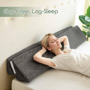 Coussin compensateur King Size en mousse à mémoire <span class=keywords><strong>de</strong></span> <span class=keywords><strong>forme</strong></span> réglable pour l'espace entre le matelas et la tête <span class=keywords><strong>de</strong></span> lit, 0-7 pouces, en fibre <span class=keywords><strong>de</strong></span> bambou écologique - Product Image 4