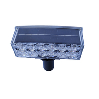 Lampe d'avertissement de signalisation de trafic solaire 12LED de haute qualité rouge et bleu IP66 fabricant à prix d'avertissement de trafic solaire