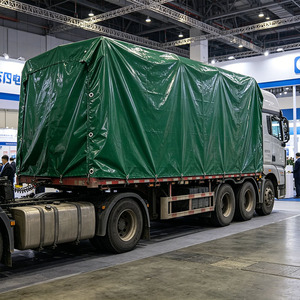 Bâche PVC Épaissie Imperméable <span class=keywords><strong>pour</strong></span> <span class=keywords><strong>Extérieur</strong></span>, Housse de Protection Durable Anti-Pluie <span class=keywords><strong>pour</strong></span> Chantier, Navire de Transport, Ferme - Product Image 1