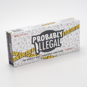 Jeu de cartes de fête « Probablement illégal » – Impression personnalisée – Jeu de cartes de table amusant pour adultes pour soirées entre amis - Product Image 2