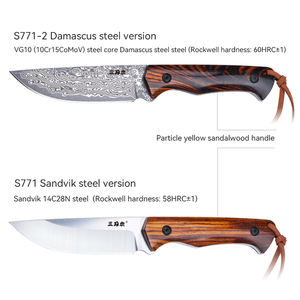 <span class=keywords><strong>Sanrenmu</strong></span> S771 EDC de alta calidad, cuchillos de hoja fija para exteriores, cuchillo táctico de caza para acampar con funda, cuchillo recto - Product Image 2