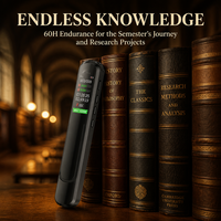 Enregistreur vocal numérique à longue autonomie, réduction de bruit HD, enregistrement audio USB WAV pour réunions, conférences, entretiens