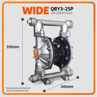 GODO QBY3-25P Pompe pneumatique à membrane pour transfert de carburant Pompe à membrane pneumatique pour mine de charbon Pompe pneumatique à membrane