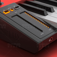 MIDIPLUS X6 Pro, инновационная 61-клавишная Usb, полувесная 8-цветная Rgb-свечение, Usb и Светодиодная панель, Midi, контроллер клавиатуры пианино