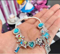 Nueva Pulsera de Cristal con Dijes para Niños, Joyería a Bajo Precio