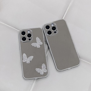 Phụ Nữ Của Mạ Điện Trang Điểm Gương Đối Với <span class=keywords><strong>iPhone</strong></span> 11 12 13 14 15 16 Pro Max Điện Thoại Di Động Trường Hợp Độc Đáo Đặc Biệt Craft Điện Thoại Bìa - Product Image 4