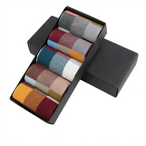 Chaussettes Kimono Royales Classiques pour Hommes, Tendance Diamant, Décontractées, en Coton et Fibre de Bambou, Séchage Rapide, Anti-Transpiration, Printemps-Été - Product Image 2