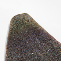 Tissu en strass thermocollant personnalisé en usine, avec appliques créatives scintillantes en cristal et feuilles adhésives brillantes