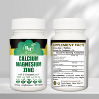 Supplément de comprimés de calcium, magnésium et zinc pour aider à maintenir la santé des os et renforcer l'immunité OEM