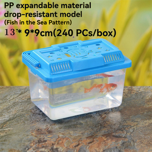 Oferta Imperdível: Caixa Portátil Quadrada de Plástico Ecológico para Peixes Dourados e Tartarugas de Estimação – Acessório de Aquário para Uso em Mesa de Sala de Estar - Product Image 5