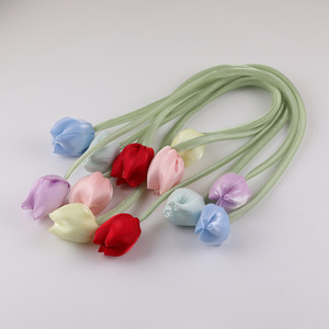 Capullos de Tulipanes Artificiales de Tela para Manualidades, Lazos para Cortinas, Accesorios de Ropa - Product Image 5