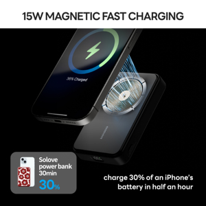 Aisolove Chargeur portable haute capacité à charge rapide Type-c 20W 10000mAh <span class=keywords><strong>Banque</strong></span> d'alimentation magnétique intelligente sans fil adhésive - Product Image 4