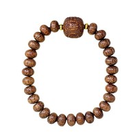 Abacus portatif DIY en perles d'agarwood pour attirer la richesse
