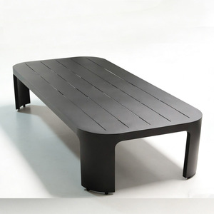 Ensemble <span class=keywords><strong>de</strong></span> canapés d'extérieur modernes en <span class=keywords><strong>aluminium</strong></span> - Meubles <span class=keywords><strong>de</strong></span> luxe pour <span class=keywords><strong>jardin</strong></span>, patio, <span class=keywords><strong>salon</strong></span> et cour, pour usage hôtelier, imperméables et résistants à la rouille - Product Image 6