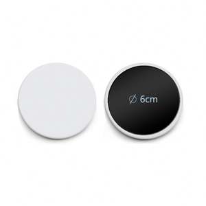 Imán de Refrigerador Redondo de Cerámica con Diseño de Búho, Impresión UV, Imán de Refrigerador Personalizable, Imán de Refrigerador de Cerámica en Blanco para Sublimación - Product Image 6