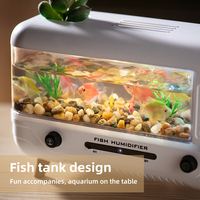 Humidificateur d'aromathérapie 300 ml pour micro-paysage, diffuseur d'huiles essentielles ultrasonique USB avec LED à changement de couleur pour maison et voiture