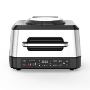 Friteuse à air numérique électrique intelligente 8L avec écran LCD, bac à huile amovible et fonction four vapeur pour pizzas, sans huile - Product Image 1