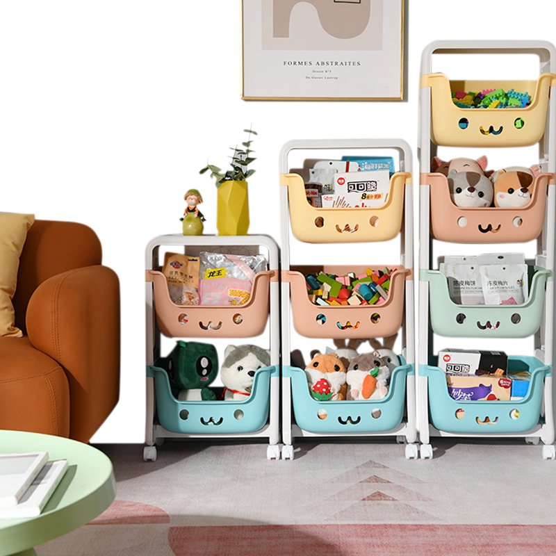 New Design High Quality Car Shape Child Cabinet Toys Storage Plastic Kids Cabinets Children