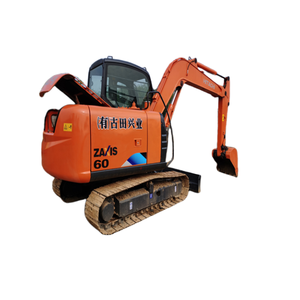 Mini Hitachi ZAXIS 60 Excavadora anfibia Cummins Engine Motor & Gear 6 Ton Precio bajo de segunda mano Buen estado de funcionamiento - Product Image 1