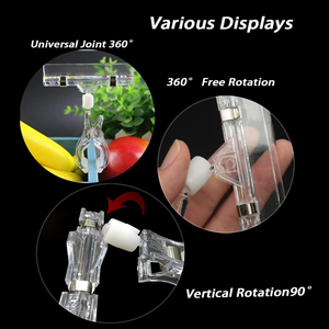 Clip Transparente de Plástico para Exhibición en Supermercados, Portaetiquetas de Precio, Clip para Etiquetas, Portaetiquetas para Comercio Minorista - Product Image 6