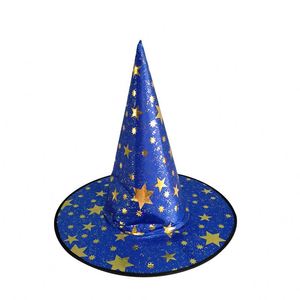 หมวกแม่มดสีสันสดใส Beweglich Five Star สำหรับงานปาร์ตี้ฮาโลวีน ของตกแต่งสำหรับเด็กและผู้ใหญ่ - Product Image 6