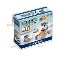 Robot Solar De ciencia 21 en 1, juguete para niños, herramienta de aprendizaje de energía de construcción Diy, juego educativo de ciencia, regalo para niños