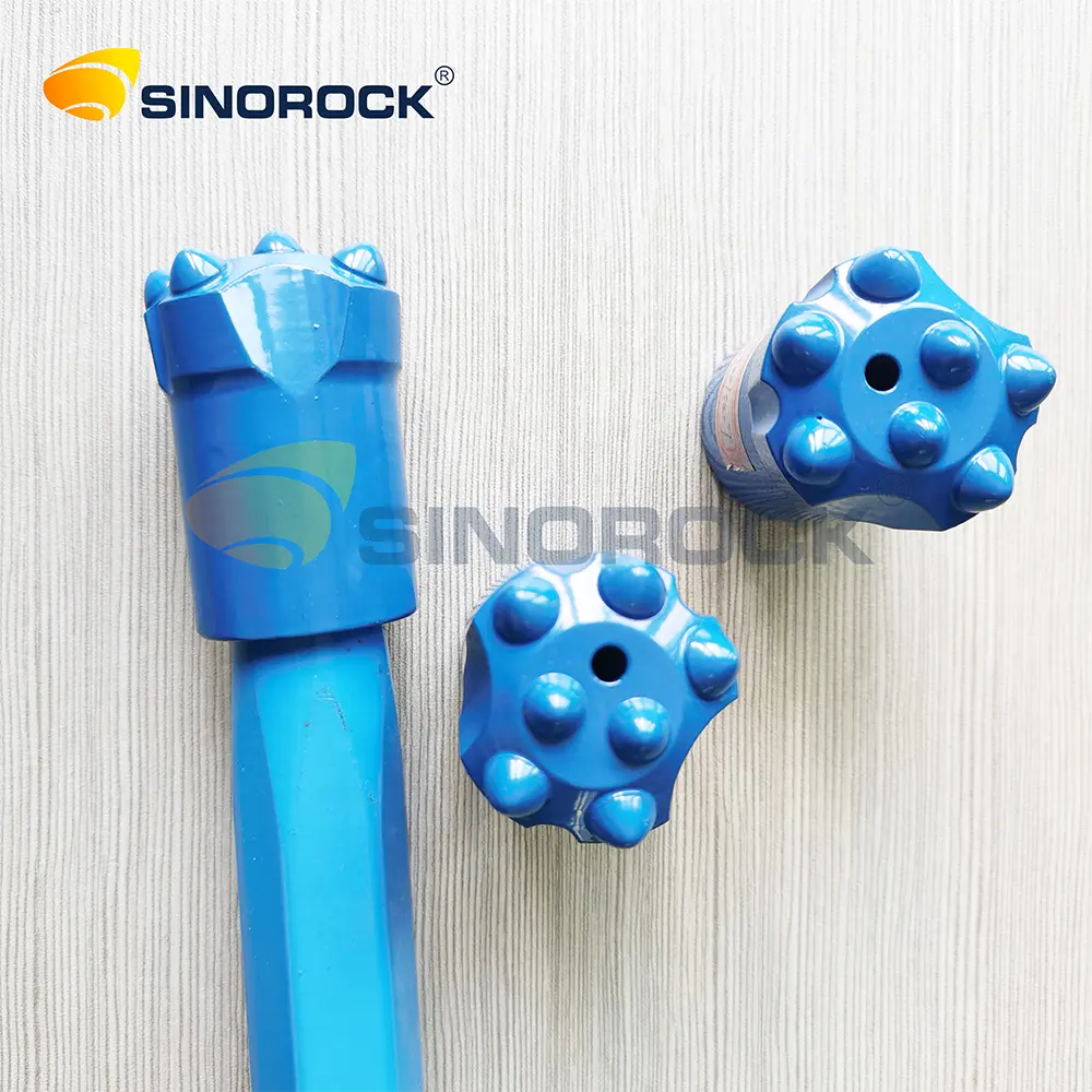 Hot Selling Rock Drilling Tool 12 Degree Taper Drill Button Bit 32mm Provided Forging Sinorock Bule Red Golden Customizable 0.3